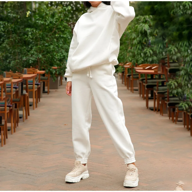 2021 new sweater women's casual two-piece running sportswear loose women plus cashmere student wear
2021 new sweater women's casual two-piece running sportswear loose women plus cashmere student wear