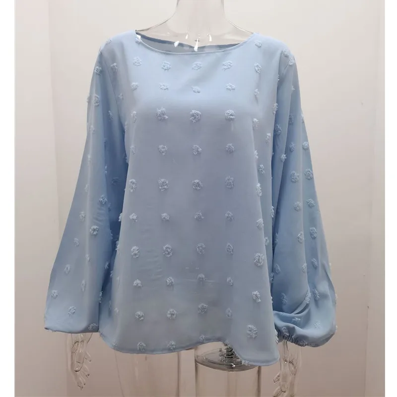Fashion Oversized T-shirt Solid Color O Neck Long Sleeve Loose Chiffon Women's Blouses Summer Woman Female Clothing
Fashion Oversized T-shirt Solid Color O Neck Long Sleeve Loose Chiffon Women's Blouses Summer Woman Female Clothing