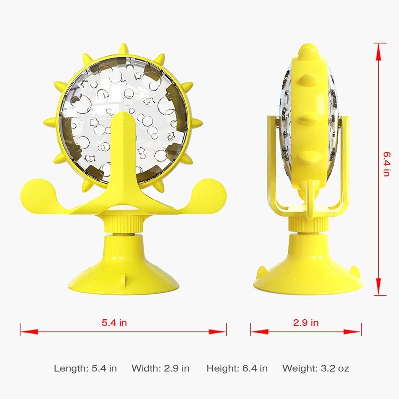 Original Treat Leaking Cat Toys Interactive Rotatable Wheel Toy for Cats Kitten Dogs Pet Products Accessories for Dropshipping
Original Treat Leaking Cat Toys Interactive Rotatable Wheel Toy for Cats Kitten Dogs Pet Products Accessories for Dropshipping