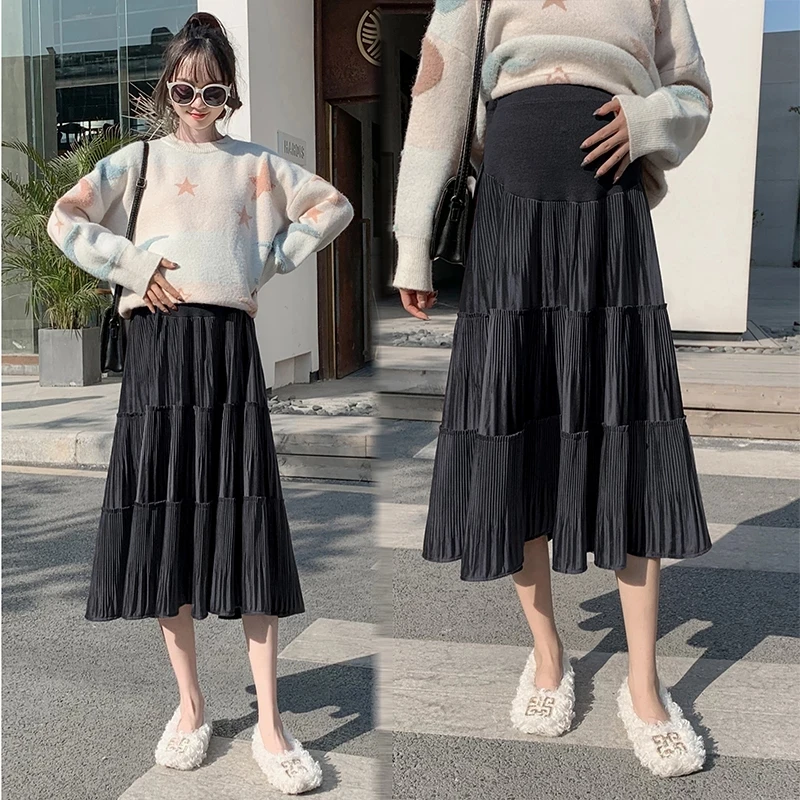 Autumn Winter Corduroy Patchwork Maternity Skirts High Waist Belly A Line Skirts for Pregnant Women Pregnancy Chic Casual
Autumn Winter Corduroy Patchwork Maternity Skirts High Waist Belly A Line Skirts for Pregnant Women Pregnancy Chic Casual