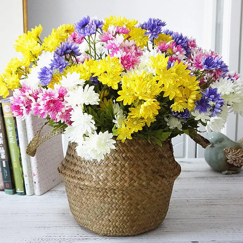 Искусственные цветы Rudbeckia, мягкое украшение для дома, 5 вилок, 11 головок, свадебные принадлежности
Искусственные цветы Rudbeckia, мягкое украшение для дома, 5 вилок, 11 головок, свадебные принадлежности