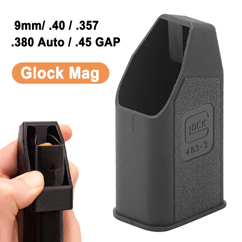 Tactical Magazine Ammo Speed Loader for Pistol Glock Magazines 9mm/.40/.357/.380 Auto/.45 GAP Mags
Tactical Magazine Ammo Speed Loader for Pistol Glock Magazines 9mm/.40/.357/.380 Auto/.45 GAP Mags