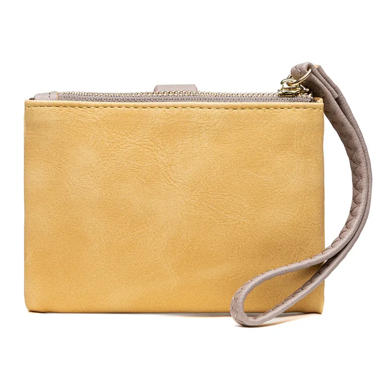 New Women Wallet Metal Buckle Portable Coin Purse Fashion Short Small Fold PU Leather Female Coin Purse Card Pouch 6 Color
New Women Wallet Metal Buckle Portable Coin Purse Fashion Short Small Fold PU Leather Female Coin Purse Card Pouch 6 Color