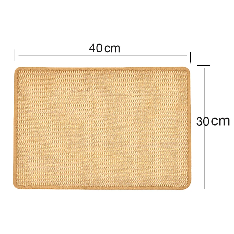 Sisal Cat Scratcher Mat Pad Board Toy Sharpen Nails Scraper Cats Kitten Scratch Mat Toys For Sofa Table Mats Furniture Protector
Sisal Cat Scratcher Mat Pad Board Toy Sharpen Nails Scraper Cats Kitten Scratch Mat Toys For Sofa Table Mats Furniture Protector