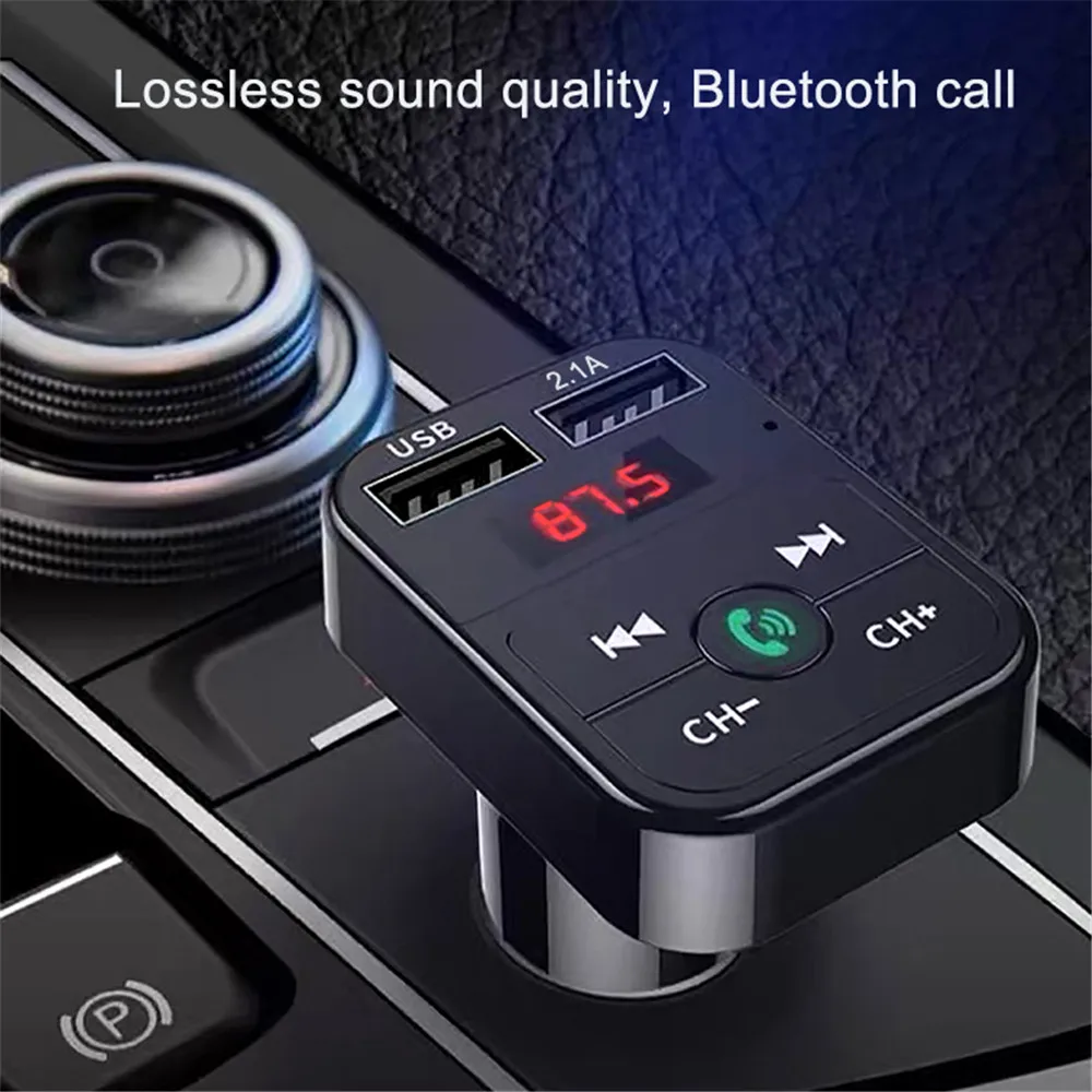 Автомобильный FM-передатчик Bluetooth 5,0, беспроводной аудиоприемник громкой связи, Автомобильный MP3-плеер, 2,1 А, двойной USB-разъем, быстрая зарядк...
Автомобильный FM-передатчик Bluetooth 5,0, беспроводной аудиоприемник громкой связи, Автомобильный MP3-плеер, 2,1 А, двойной USB-разъем, быстрая зарядк...