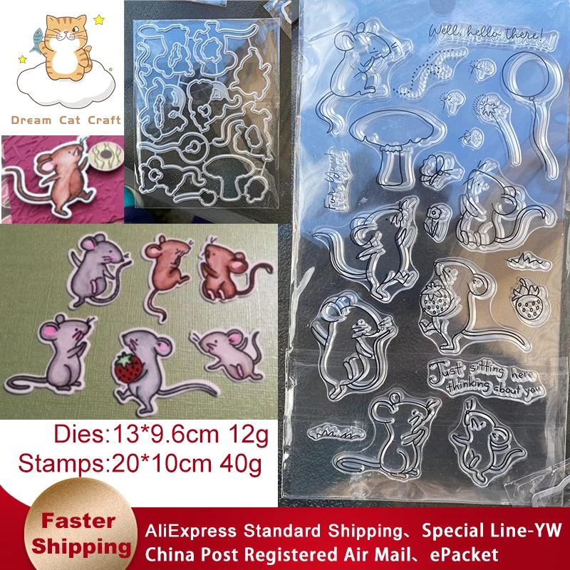 Rats Mouse Party Playing Metal Cutting Dies and Stamps DIY Scrapbook Photo Album Decorative Embossing Paper Cards New 2021
Rats Mouse Party Playing Metal Cutting Dies and Stamps DIY Scrapbook Photo Album Decorative Embossing Paper Cards New 2021