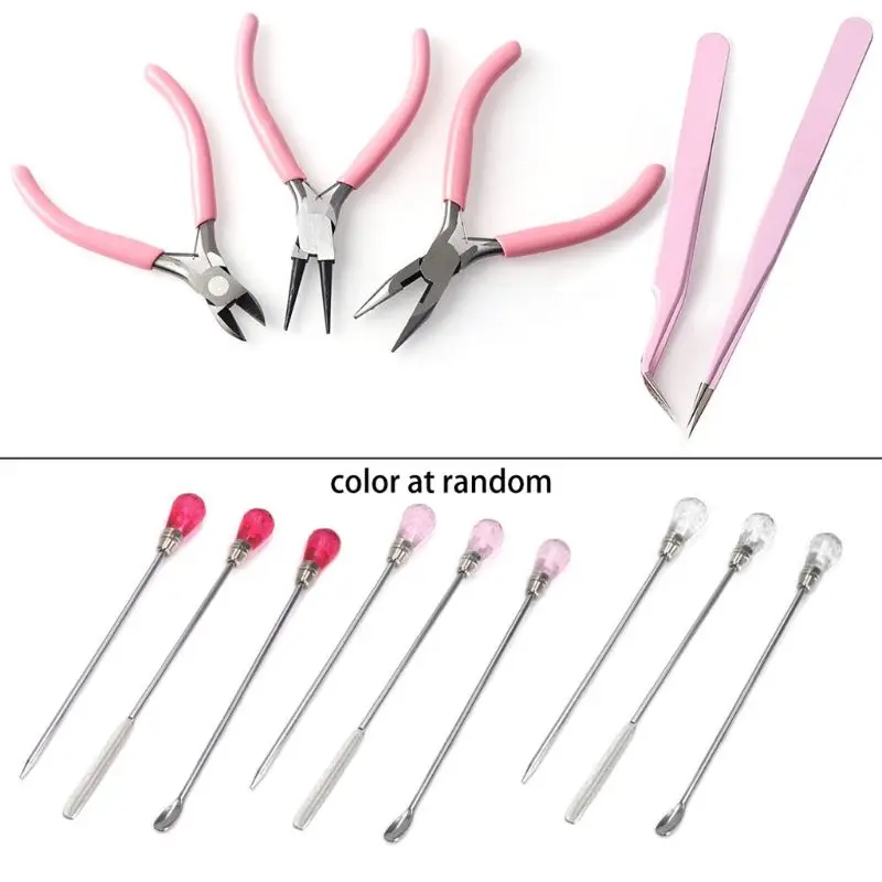 R2LE 8Pcs Silicone Resin Tools Set Stirring Needle Spoon Plier Tweezer Jewelry Making
R2LE 8Pcs Silicone Resin Tools Set Stirring Needle Spoon Plier Tweezer Jewelry Making
