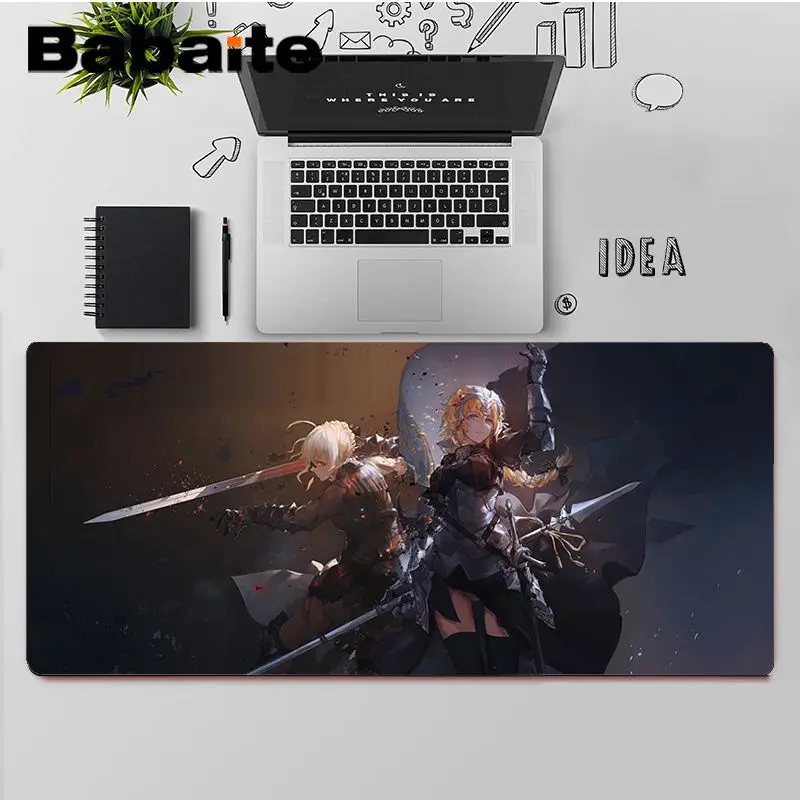 Babaite fate ruler grand order series jeanne d'arc Locking Edge Mouse Pad Game Free Shipping Large Mouse Pad Keyboards Mat
Babaite fate ruler grand order series jeanne d'arc Locking Edge Mouse Pad Game Free Shipping Large Mouse Pad Keyboards Mat