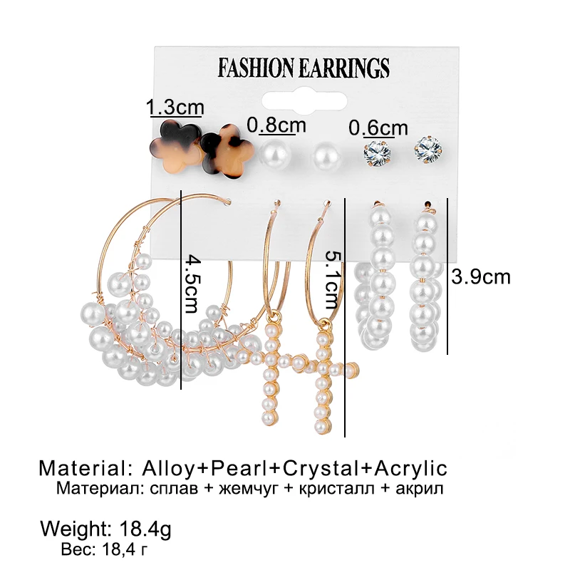 ZOVOLI Fashion Gold Tassel Pearl Acrylic Hoop Earrings Set For Women Bohemian Hoop Oversize Circle Earring 2021 Trend Jewelry
ZOVOLI Fashion Gold Tassel Pearl Acrylic Hoop Earrings Set For Women Bohemian Hoop Oversize Circle Earring 2021 Trend Jewelry