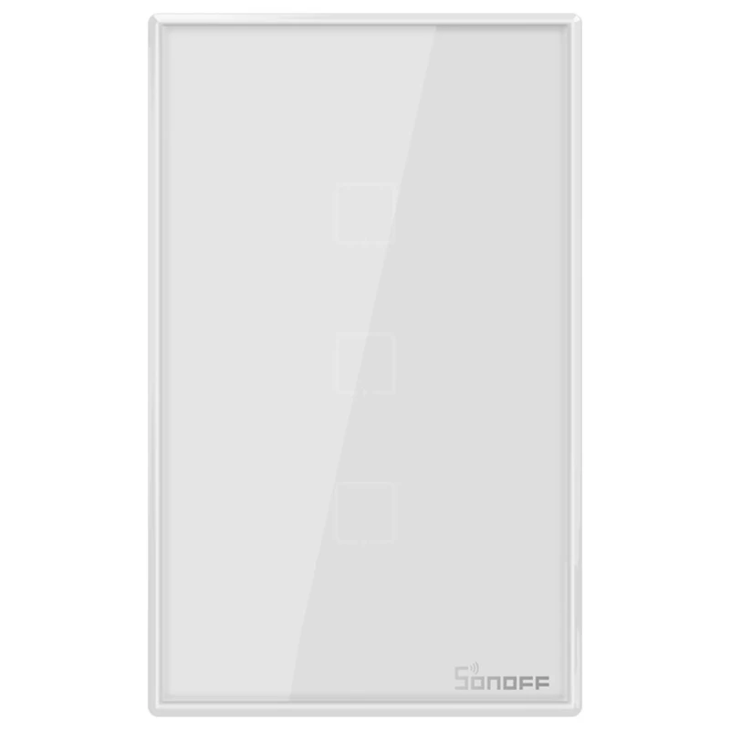 Интеллектуальный выключатель света SONOFF T0US TX Wi-Fi Смарт настенный таймер