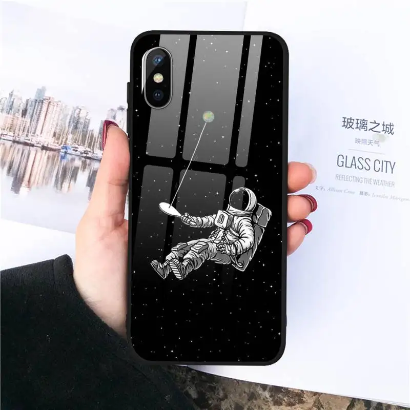 Moon Stars Space Astronaut Phone Case Tempered glass For iphone 11 12 PRO MAX X XS XR 5C 6 6S 7 8 plus
Moon Stars Space Astronaut Phone Case Tempered glass For iphone 11 12 PRO MAX X XS XR 5C 6 6S 7 8 plus