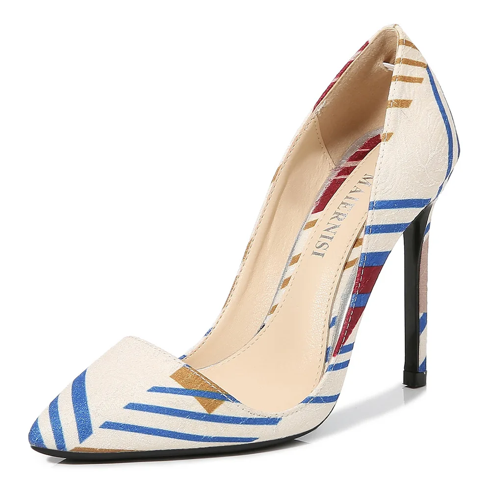 Pointy large heel women's single Shoes Sexy size thin color matching fashion single shoes banquet work high heel single shoes
Pointy large heel women's single Shoes Sexy size thin color matching fashion single shoes banquet work high heel single shoes