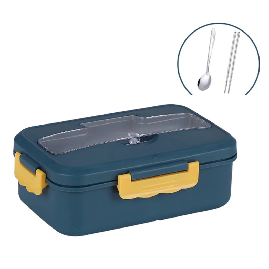 Lunch Box With Stainless Steel Tableware 20x13x7.5cm Keep Warm Food Preservation Box Multifunction Phone Holder Camping Supplies
Lunch Box With Stainless Steel Tableware 20x13x7.5cm Keep Warm Food Preservation Box Multifunction Phone Holder Camping Supplies