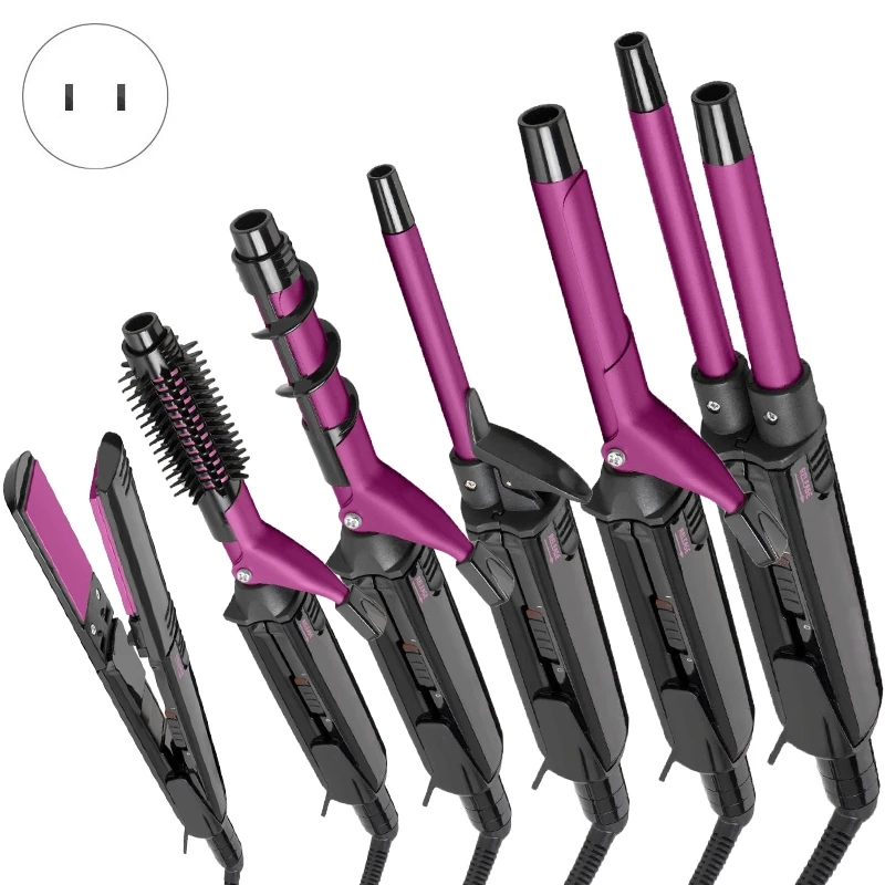 12 in 1 Hair Straightener Ceramic Hair Curler Styler Interchangeable Plates Corrugated Curling Flat Iron
12 in 1 Hair Straightener Ceramic Hair Curler Styler Interchangeable Plates Corrugated Curling Flat Iron