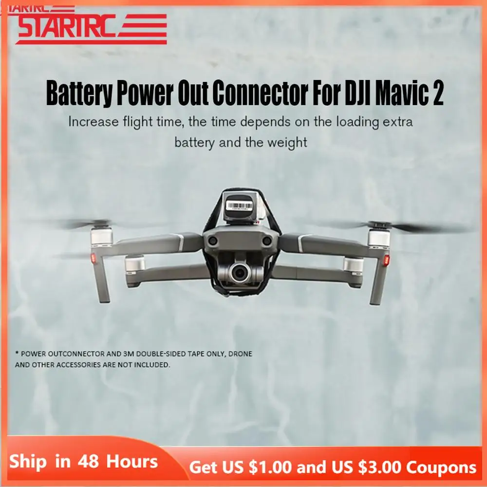 STARTRC Mavic 2 Battery Power Out Connector Battery Adapter Flying Time LED Lights For DJI Mavic 2 Pro Zoom Drone Accessories
STARTRC Mavic 2 Battery Power Out Connector Battery Adapter Flying Time LED Lights For DJI Mavic 2 Pro Zoom Drone Accessories