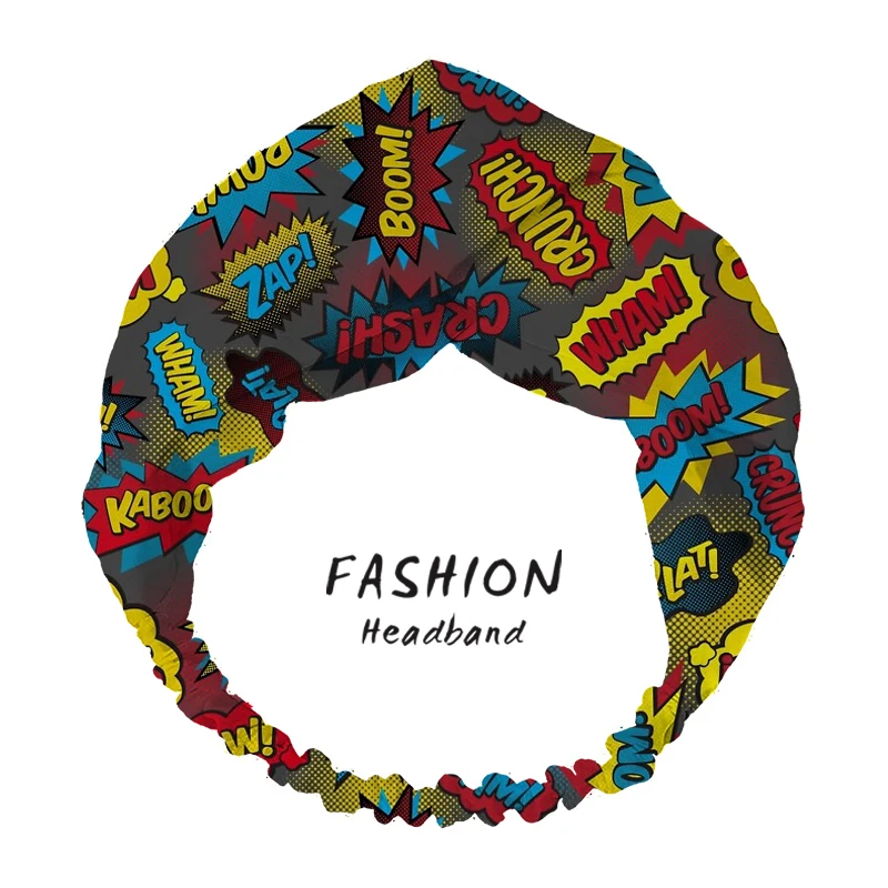 2020 Fashion Hair Accessories BOOM print Women Headband Bandanas Hairband Girl Headwear Headband Headdress Women Hair Scrunchies
2020 Fashion Hair Accessories BOOM print Women Headband Bandanas Hairband Girl Headwear Headband Headdress Women Hair Scrunchies