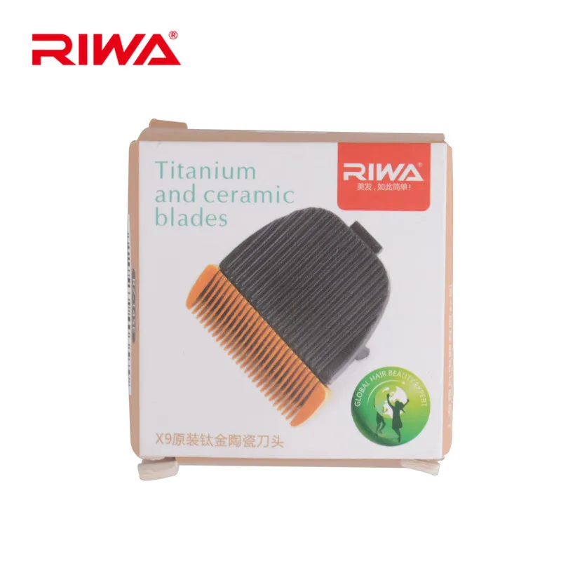 Riwa Professional Replaceable Titanium ceramic Blade Head For Hair Clipper Hair Trimmer X9 & RC229H
Riwa Professional Replaceable Titanium ceramic Blade Head For Hair Clipper Hair Trimmer X9 & RC229H