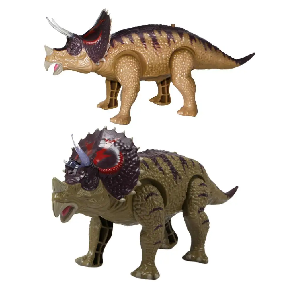 Electric Dinosaur Toys Novelty Simulation Walking Sound Model Electric Triceratops Interactive Toys For Kids Birthday Gift
Electric Dinosaur Toys Novelty Simulation Walking Sound Model Electric Triceratops Interactive Toys For Kids Birthday Gift