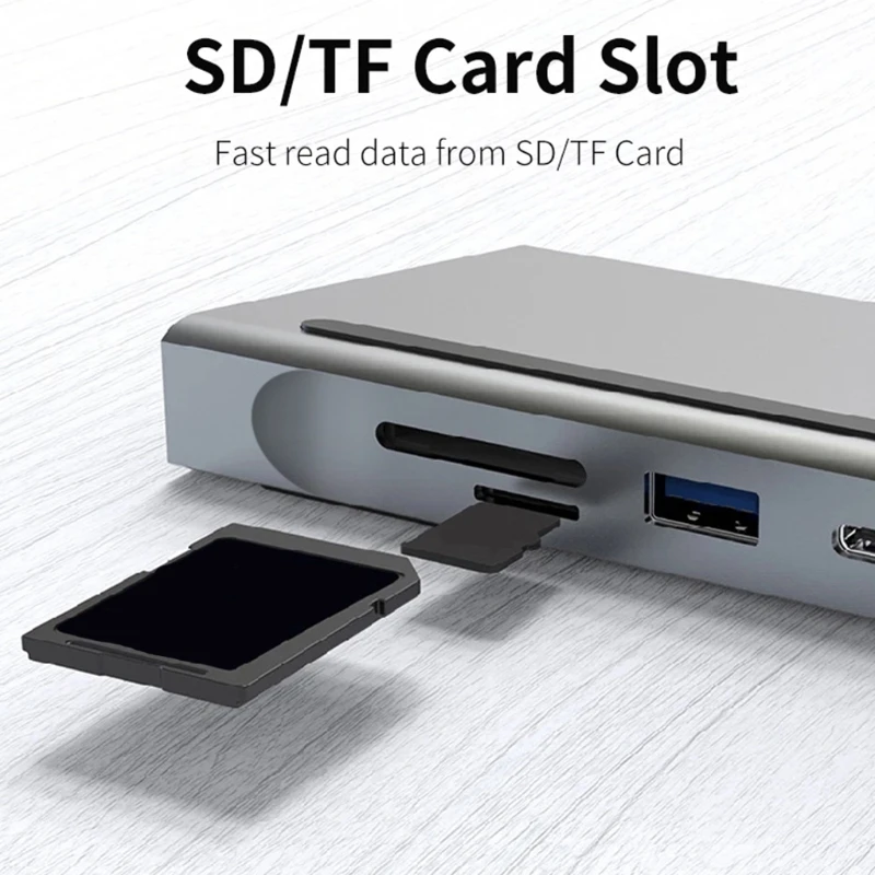 2022 New Type C VGA Adapters 2xUSB 3.0 1xUSB Ports SD TF Card Slot VGA, 3.5MM Ports Expansion Docks RJ45 4Kx2K
2022 New Type C VGA Adapters 2xUSB 3.0 1xUSB Ports SD TF Card Slot VGA, 3.5MM Ports Expansion Docks RJ45 4Kx2K