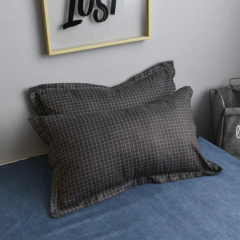 New Gray Plaid Bedding Set Cotton Solid Color Brife Modern Bed Comforter Queen King Size 4pcs Duvet Cover Sheet Set
New Gray Plaid Bedding Set Cotton Solid Color Brife Modern Bed Comforter Queen King Size 4pcs Duvet Cover Sheet Set