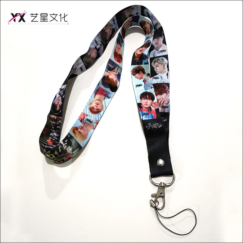 Kpop ATEEZ Lanyard Stray kids TWICE GOT7 NCT ITZY мобильный телефон ремень HD фото печать ремешок альбом