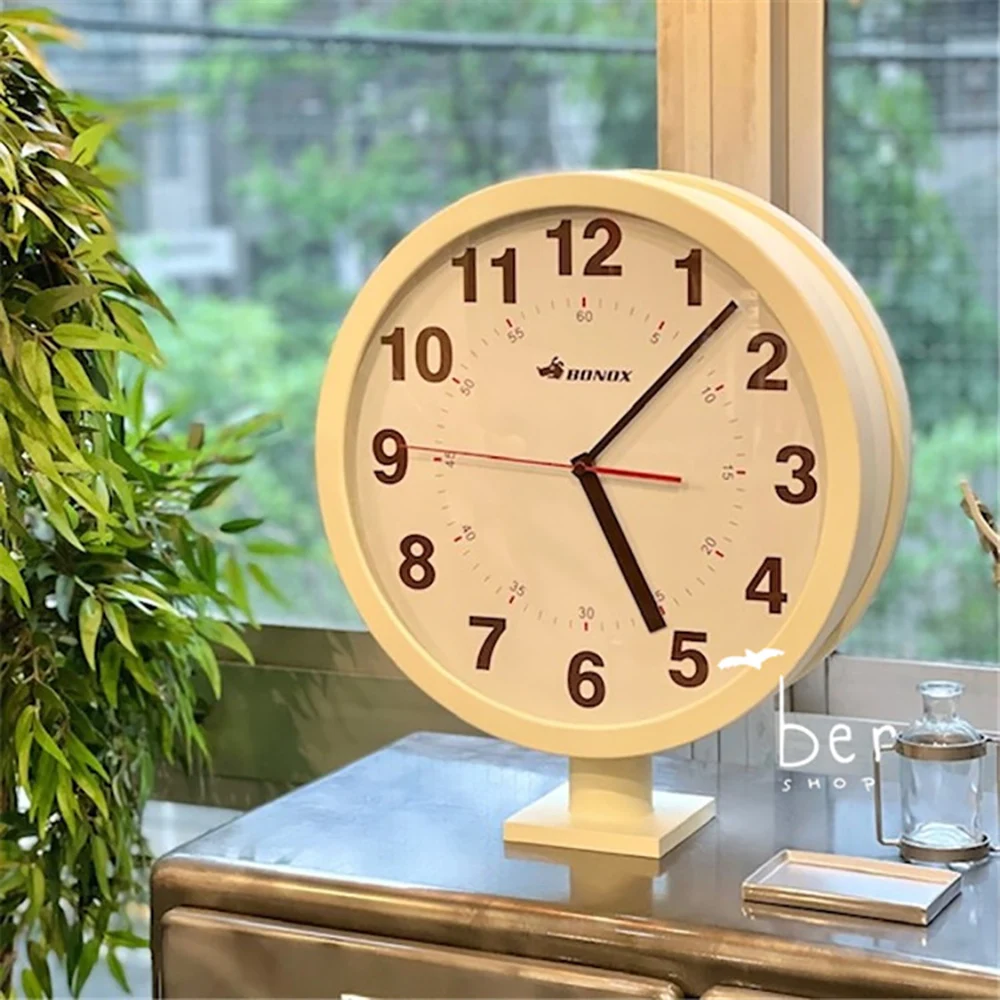 Double Sided Large Wall Clock Metal Japanese Silent Table Clocks Wall Clock Modern Design Watches Living Room Decoration Gift
Double Sided Large Wall Clock Metal Japanese Silent Table Clocks Wall Clock Modern Design Watches Living Room Decoration Gift