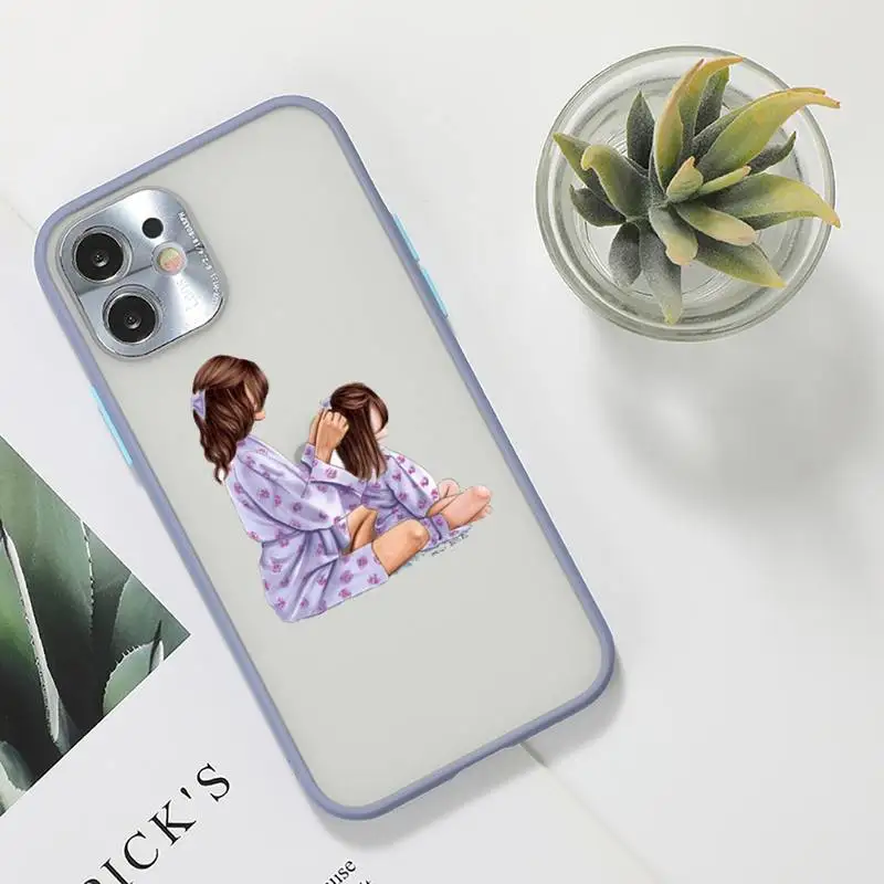 Mom and baby Phone Case For iPhone 12 11 Mini Pro XR XS Max 7 8 Plus X Matte transparent Gray Back Cover
Mom and baby Phone Case For iPhone 12 11 Mini Pro XR XS Max 7 8 Plus X Matte transparent Gray Back Cover