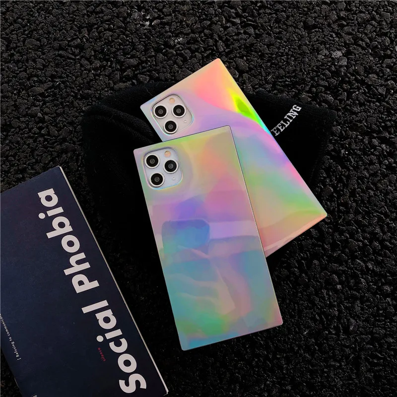 Square Laser Glitter Case for iPhone 13 Pro Max 12 7 8 Plus 11 XS MAX XR X Silicone Rainbow Soft Cover for iPhone 11 12 SE 2020
Square Laser Glitter Case for iPhone 13 Pro Max 12 7 8 Plus 11 XS MAX XR X Silicone Rainbow Soft Cover for iPhone 11 12 SE 2020