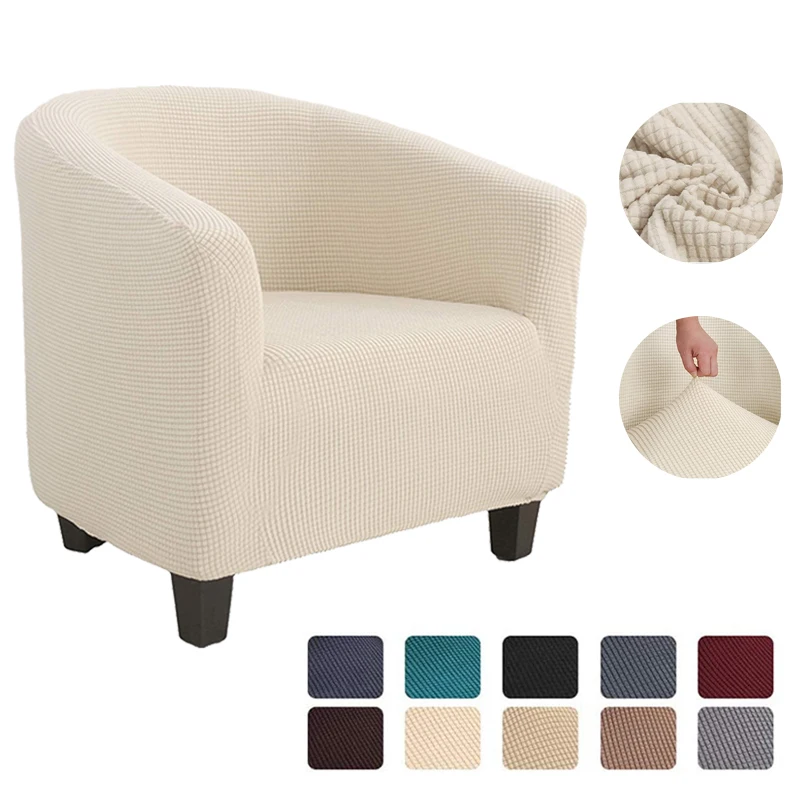 Elastic Sofa Cover Stretch Tub Club Armchair Chair Cover Single Seat Couch Cover Furniture Protector Slipcovers for Living Room
Elastic Sofa Cover Stretch Tub Club Armchair Chair Cover Single Seat Couch Cover Furniture Protector Slipcovers for Living Room