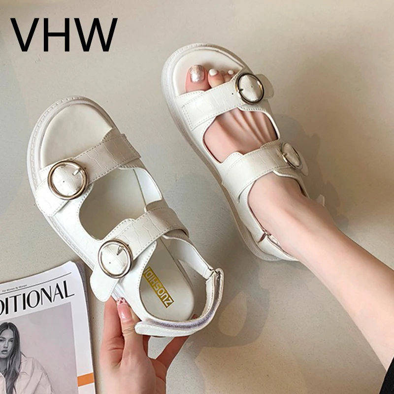 Women Sandals 2021 Summer Casual Black Buckle Band Platform Sport Outdoor Shoes Fashion Beige Hook Loop Flats for Women Size 40
Women Sandals 2021 Summer Casual Black Buckle Band Platform Sport Outdoor Shoes Fashion Beige Hook Loop Flats for Women Size 40