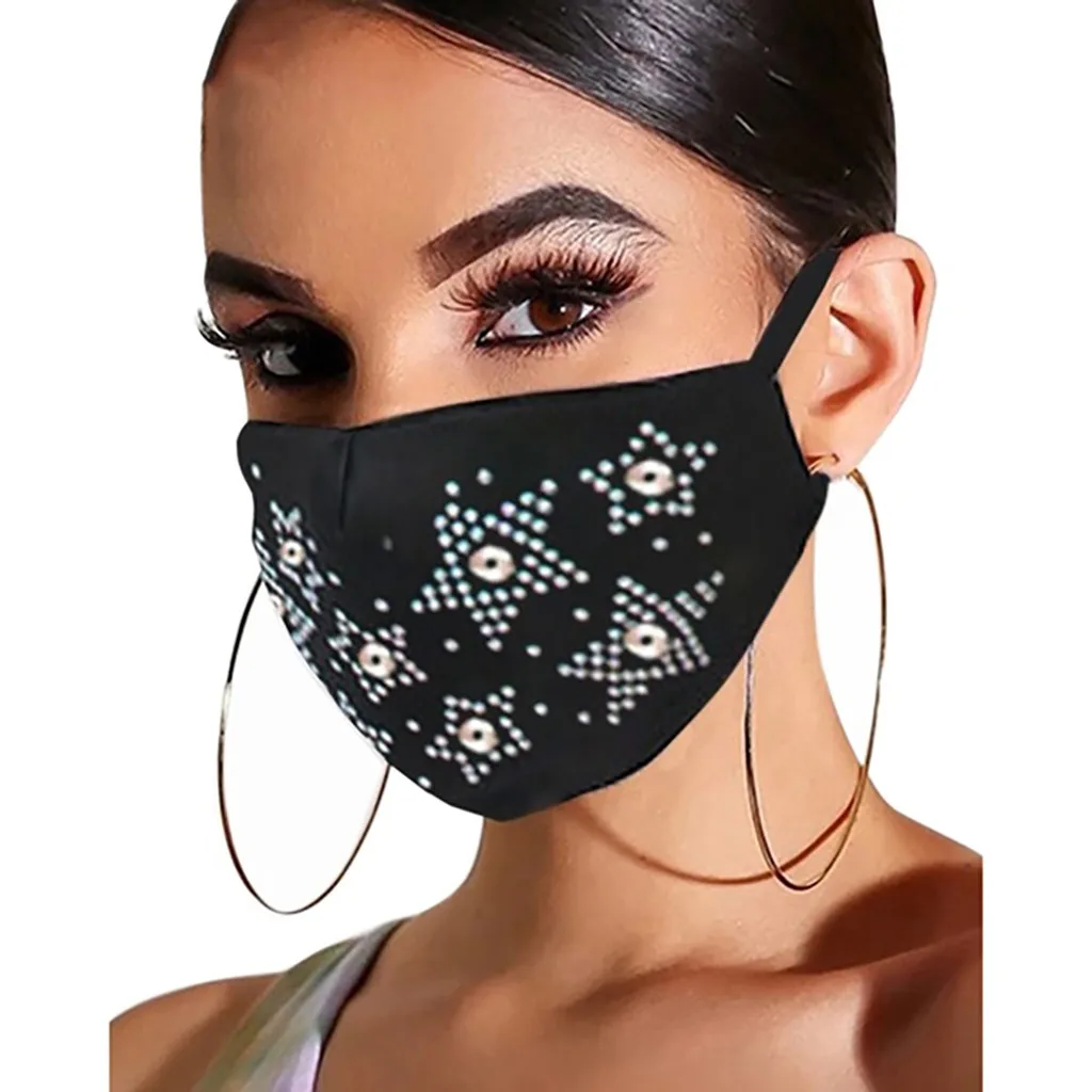 Fashion Colorful Shine Sequins Rhinestone Unisex Washable Reusable Bling Bling Party Night Face Mask Outdoor Warm Windproof
Fashion Colorful Shine Sequins Rhinestone Unisex Washable Reusable Bling Bling Party Night Face Mask Outdoor Warm Windproof