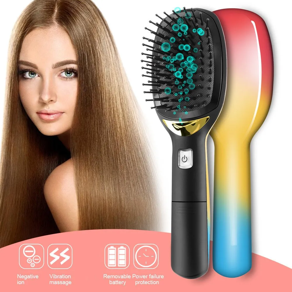 1 Pcs Electric Hair Ionic Brush Straightening Irons Negative Ion Comb Anti-static Scalp Massage Straight Hair Comb
1 Pcs Electric Hair Ionic Brush Straightening Irons Negative Ion Comb Anti-static Scalp Massage Straight Hair Comb