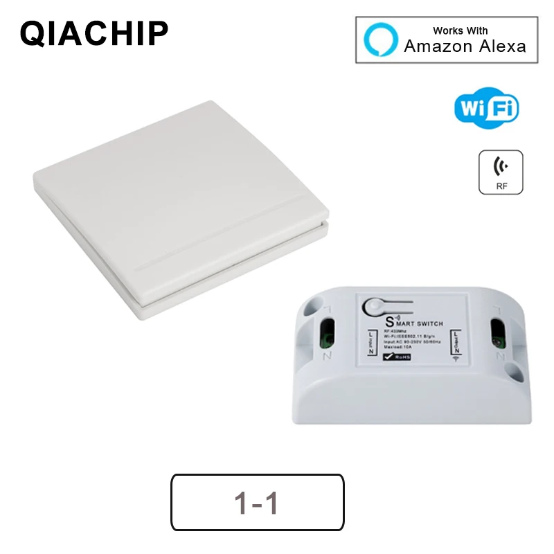 QIACHIP RF WIFI беспроводной 10A IOS Android 2200 Вт AC 90-250 В Умный домашний светильник, модуль переключателя + 86 настенная панель, беспроводной передатчик
QIACHIP RF WIFI беспроводной 10A IOS Android 2200 Вт AC 90-250 В Умный домашний светильник, модуль переключателя + 86 настенная панель, беспроводной передатчик