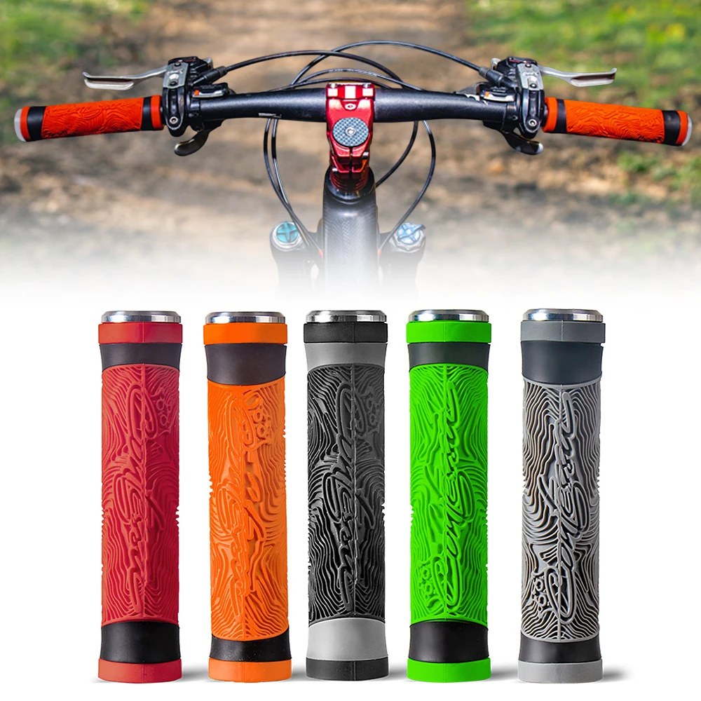 Silicone Grip Cover Universal Double Pass Comfortable Shock Absorption Non-slip Shockproof Grip Cover Mountain Bike Folding Bike
Silicone Grip Cover Universal Double Pass Comfortable Shock Absorption Non-slip Shockproof Grip Cover Mountain Bike Folding Bike