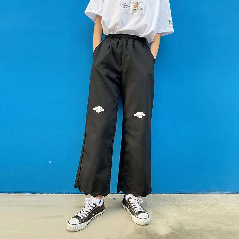 Japanese Kawaii Denim Wide Leg Pants Women Jeans High Waist Loose Casual Trousers Female Harajuku Street Cute Girls Harem Pants
Japanese Kawaii Denim Wide Leg Pants Women Jeans High Waist Loose Casual Trousers Female Harajuku Street Cute Girls Harem Pants