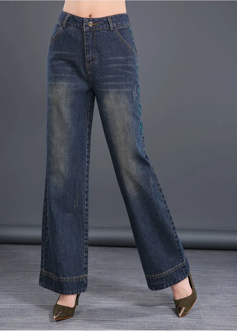 Spring Ladies Retro Embroidered Jeans 2021 New Casual Oversize Sweet Style Wide Leg Pants Button Cotton Material
Spring Ladies Retro Embroidered Jeans 2021 New Casual Oversize Sweet Style Wide Leg Pants Button Cotton Material