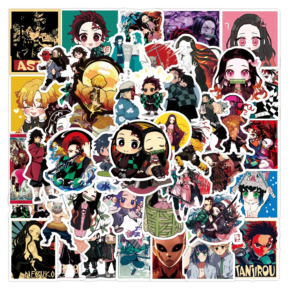 10/50Pcs/Set Anime Demon Slayer Graffiti Stickers for Laptop Luggage Bicycle Car Skateboard Computer Waterproof Decal Toys
10/50Pcs/Set Anime Demon Slayer Graffiti Stickers for Laptop Luggage Bicycle Car Skateboard Computer Waterproof Decal Toys