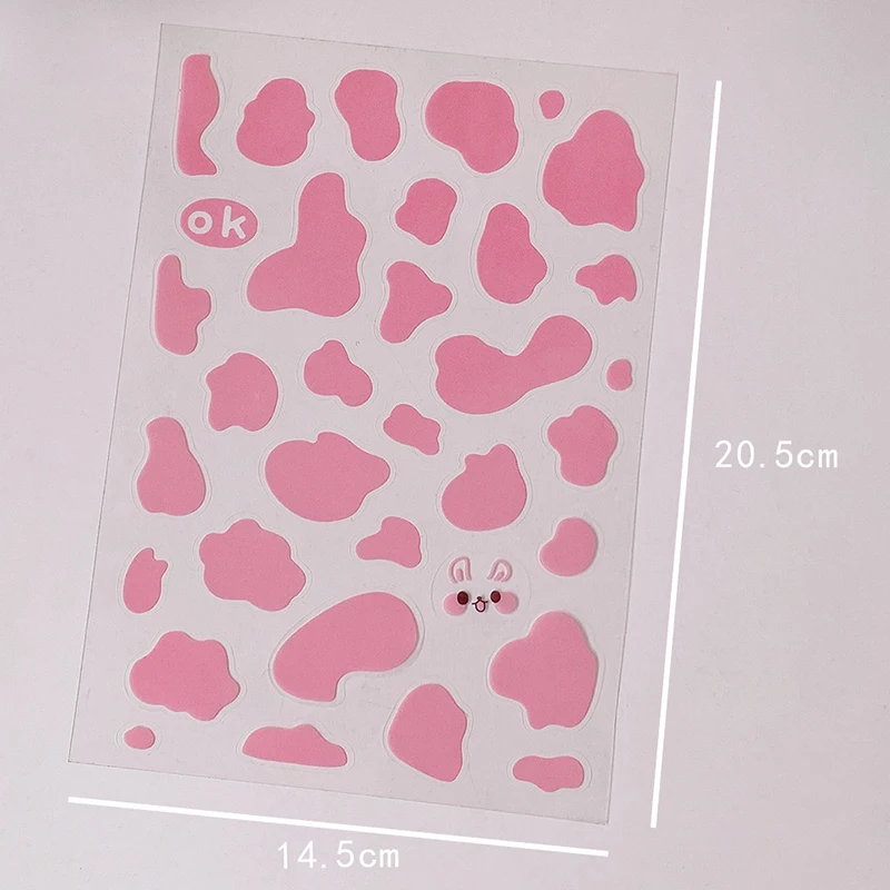 Waterproof Scrapbooking Sticker Solid Color Milk Cow Spots Pattern Decal Collection for Laptop Notebook DIY Album Diary FKU
Waterproof Scrapbooking Sticker Solid Color Milk Cow Spots Pattern Decal Collection for Laptop Notebook DIY Album Diary FKU