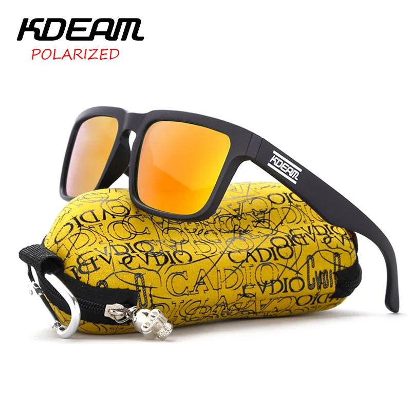 Kdeam square frame outdoor Polarized Sunglasses European and American Sports Sunglasses Black Frame red piece kd901p-c10
Kdeam square frame outdoor Polarized Sunglasses European and American Sports Sunglasses Black Frame red piece kd901p-c10