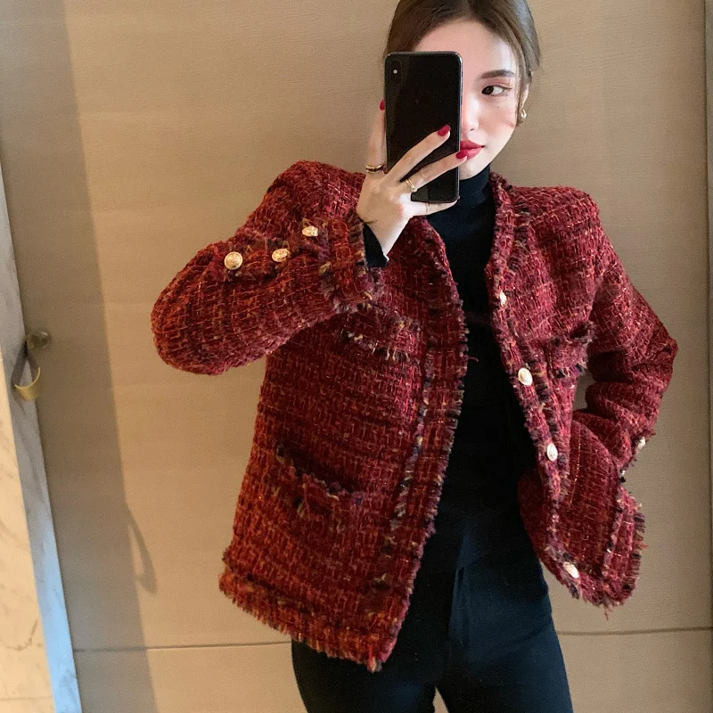 Early Spring 2021 The New Year Fashion Women's Wear Small Fragrance Wind Thick Blast Street New Year Clothes Red Coat
Early Spring 2021 The New Year Fashion Women's Wear Small Fragrance Wind Thick Blast Street New Year Clothes Red Coat