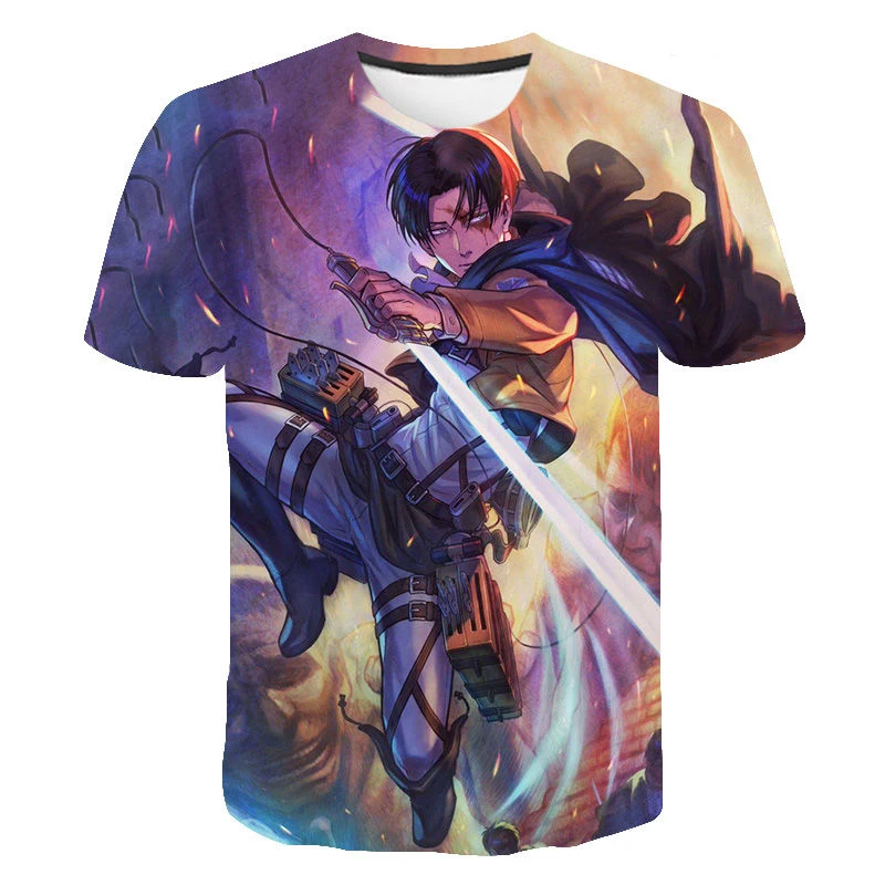 New Attack On Titan 3D Printed T-shirt Anime Summer Harajuku Streetwear Men/Women Short Sleeve Top
New Attack On Titan 3D Printed T-shirt Anime Summer Harajuku Streetwear Men/Women Short Sleeve Top