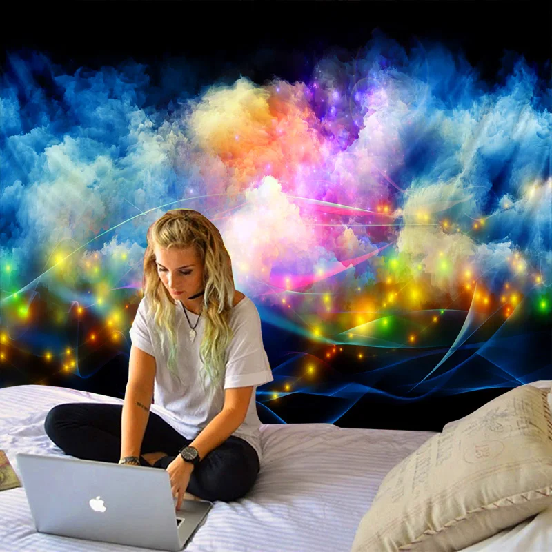 Celestial psychedeli galaxia tapestry boho home decor Aurora Beach mat Yoga mat christmas Nordic macrame decorations wholesale
Celestial psychedeli galaxia tapestry boho home decor Aurora Beach mat Yoga mat christmas Nordic macrame decorations wholesale