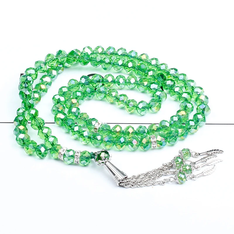 Исламские молитвенные бусы мусульманские четки Tasbih подвеска с кисточкой 99 бусин