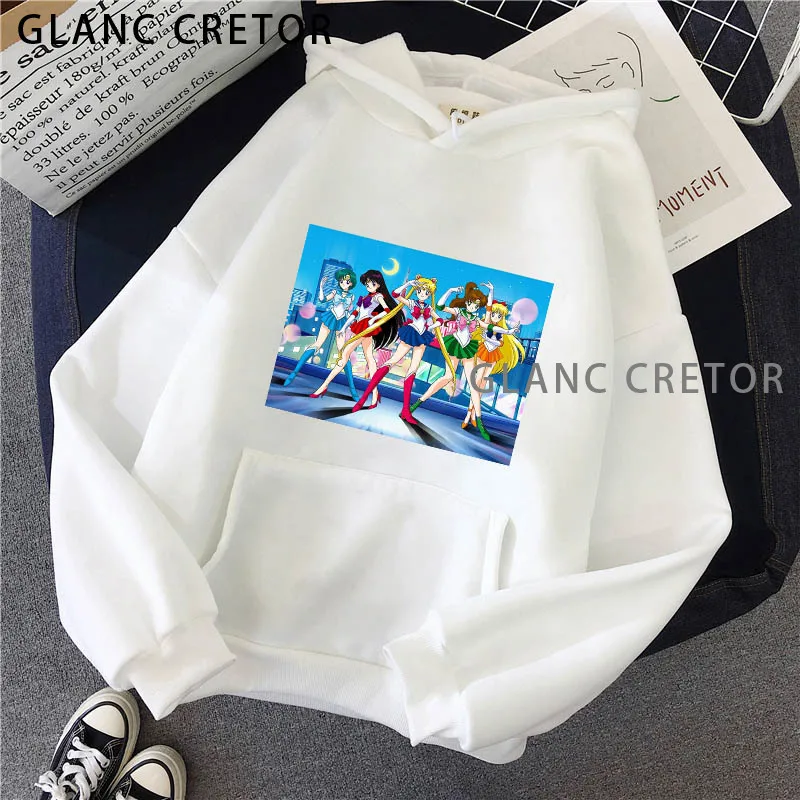 Sailor Moon Hoodie Japanese Anime women Funny Sweatshirt Harajuku Cartoon Hip Hop Vintage Clothes Female Hoodie
Sailor Moon Hoodie Japanese Anime women Funny Sweatshirt Harajuku Cartoon Hip Hop Vintage Clothes Female Hoodie