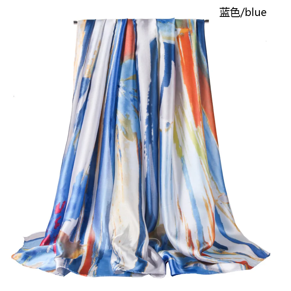 90X180cm Polyester Creative Imitation Silk Satin Graffiti Lily Print Beach Towel Thin Shawl Scarf Muslim Hijab for Women
90X180cm Polyester Creative Imitation Silk Satin Graffiti Lily Print Beach Towel Thin Shawl Scarf Muslim Hijab for Women