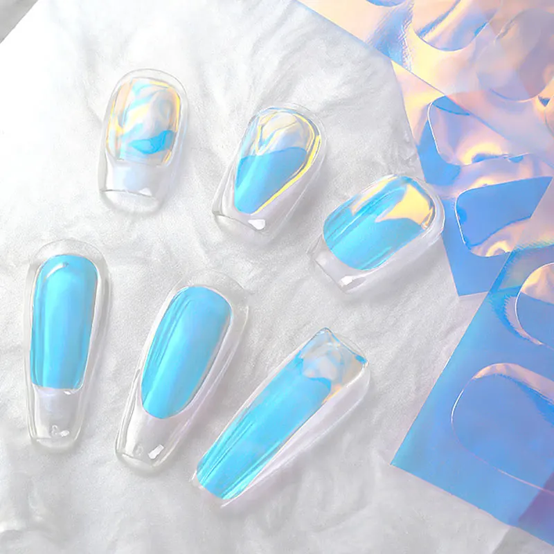 Nail Art Ice Aurora Nail Sticker Decals Self Adhesive Korean Nails Design Manicure Decoration Laser Cellophane Nail Stickers
Nail Art Ice Aurora Nail Sticker Decals Self Adhesive Korean Nails Design Manicure Decoration Laser Cellophane Nail Stickers
