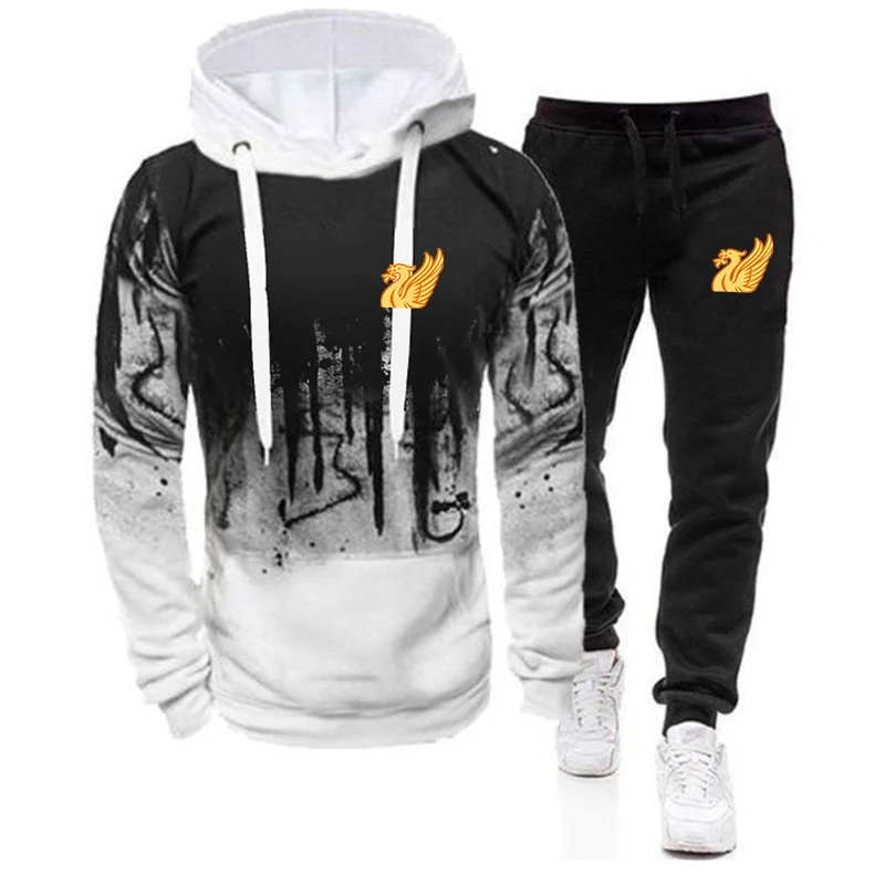 2021 Winter Men's Printed Sports Casual Running Wear Sportswear Hoodie + Pants Set Sweatshirt Sportswear Set 2 Hoodie Sets
2021 Winter Men's Printed Sports Casual Running Wear Sportswear Hoodie + Pants Set Sweatshirt Sportswear Set 2 Hoodie Sets