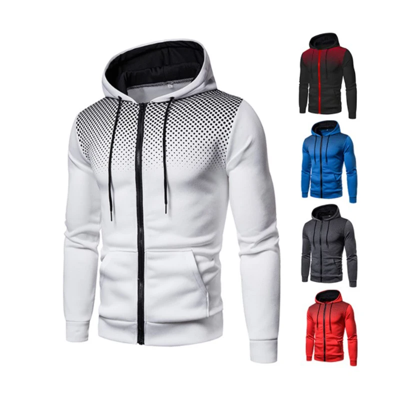 Fashion Men Casual Zipper Hoodies Spring and Autumn Male Sweatshirts Oversize Outwear Jacket Windbreak Sportswear Hooded Coat
Fashion Men Casual Zipper Hoodies Spring and Autumn Male Sweatshirts Oversize Outwear Jacket Windbreak Sportswear Hooded Coat
