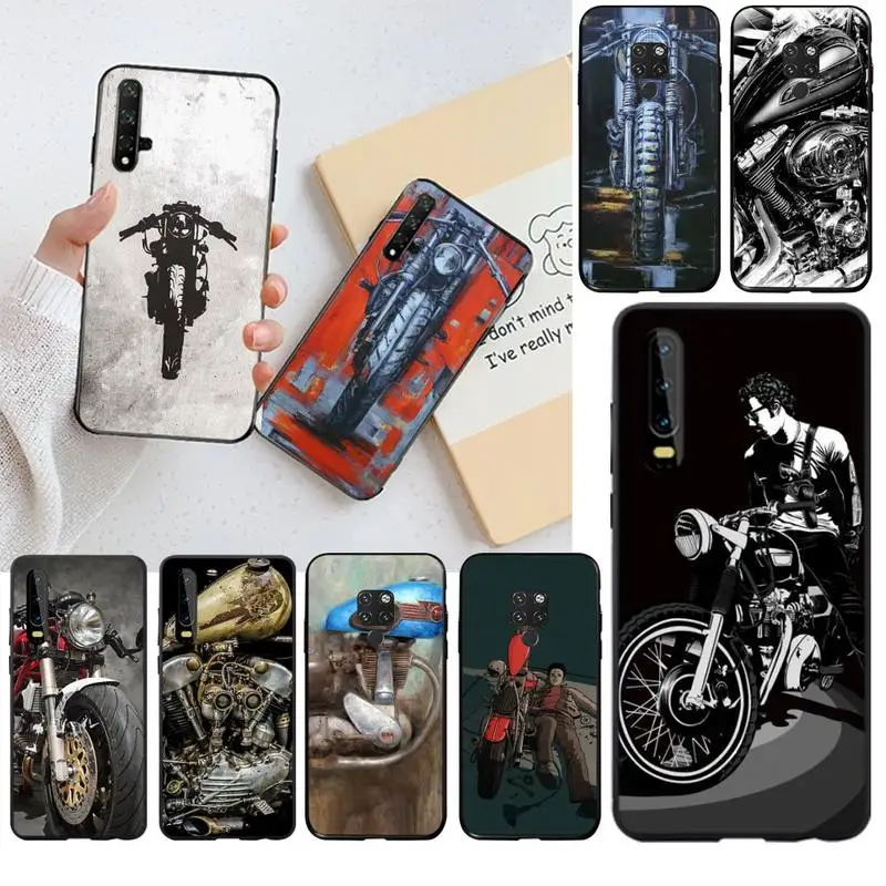 YJZFDYRM Cool retro classic motorcycle Soft Phone Case Cover for Huawei P40 P30 P20 lite Pro Mate 30 20 Pro P Smart 2019 prime
YJZFDYRM Cool retro classic motorcycle Soft Phone Case Cover for Huawei P40 P30 P20 lite Pro Mate 30 20 Pro P Smart 2019 prime