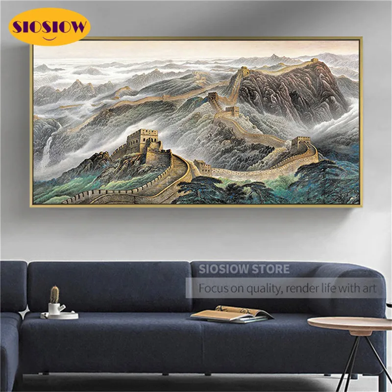 5D DIY Diamond Painting Great Wall Scenery Chinese Mosaic Cross Stitch Patterns Full Square Drill Daimond Embroidery Decor Home
5D DIY Diamond Painting Great Wall Scenery Chinese Mosaic Cross Stitch Patterns Full Square Drill Daimond Embroidery Decor Home